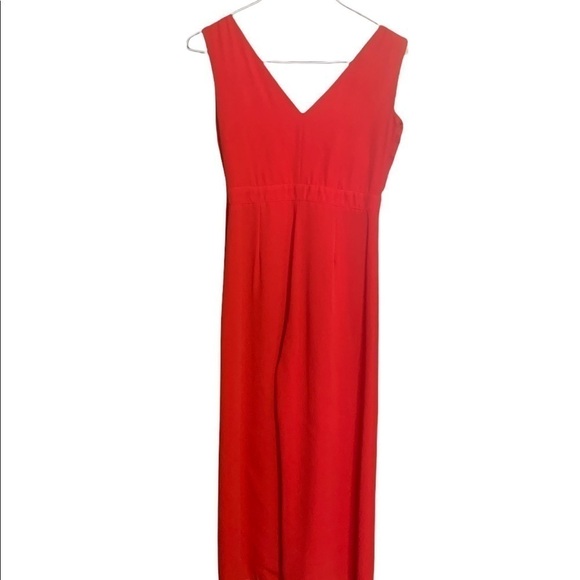 Women’s Zara Basic Collection Red Sleeveless Jumpsuit. Medium- HOLIDAYS! - Picture 6 of 9